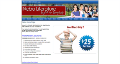 Desktop Screenshot of nebo-lit.com